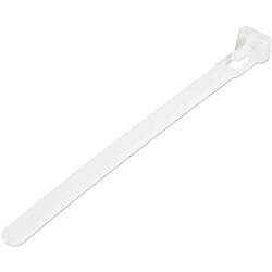StarTech 12cm White Reusable Cable Ties 100 Pack
