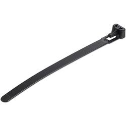 StarTech 12cm Reusable Cable Ties 7x30mm Black 100 Pack