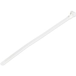 StarTech 20cm White Reusable Cable Ties 100 Pack