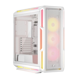 Corsair iCUE LINK 5000T LX RGB LED Tempered Glass White Mid Tower PC Case