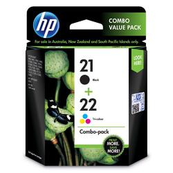 HP 21 Black/22 Tri-color 2-pack Original Ink Cartridges