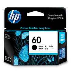 HP 60 Black Original Ink Cartridge CC640WA