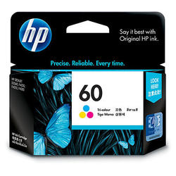 HP 60 Tri-color Original Ink Cartridge CC643WA