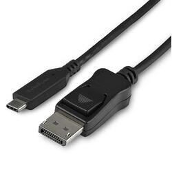 StarTech Thunderbolt 3 Compatible 1m 8K/5K/4K USB Type-C to DisplayPort 1.4 Alt Mode Video Converter Cable