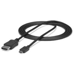StarTech 1.8m Black USB-C to DisplayPort 1.2 Adapter Cable 4K 60Hz