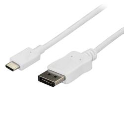 StarTech 1.8m White USB-C to DisplayPort 1.2 Cable 4K 60Hz