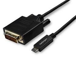 StarTech 3m Black USB-C to DVI-D M/M Adapter Cable