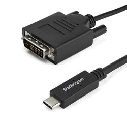 StarTech 1m Black USB-C to DVI-D M/M Adapter Cable