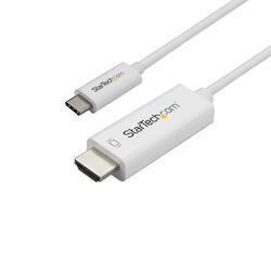StarTech 1m USB-C to HDMI 2.0 Adapter Cable M/M 4K 60Hz White