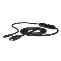 StarTech 2m Black USB-C to HDMI 4K M/M Adapter Cable