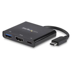 StarTech USB-C Multiport Adapter with HDMI USB 3.0 PD M/F 4K Black