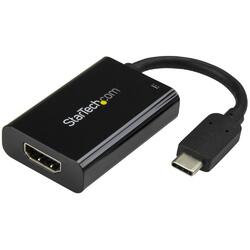 StarTech USB-C to HDMI 2.0 Adapter with Power Delivery 4K Black
