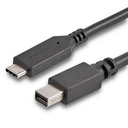 StarTech 1m USB-C to Mini DisplayPort Adapter Cable M/M 4K Black