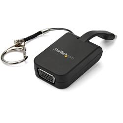 StarTech Compact USB-C to VGA Adapter Converter with Keychain Ring