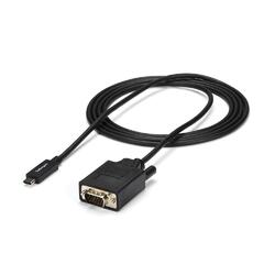 StarTech 2m Black USB-C to VGA M/M Adapter Cable
