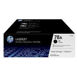 HP LaserJet 78A Black Dual Pack Toner Cartridge