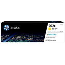 HP 202X High Yield Yellow Original LaserJet Toner Cartridge CF502X