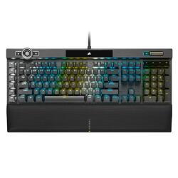 Corsair K100 RGB Cherry MX Speed Silver Black Mechanical Keyboard
