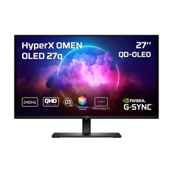 HP HyperX Omen 27" WQHD OLED 240Hz 0.03ms HDR FreeSync Premium Gaming Monitor