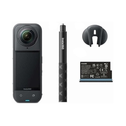 INSTA360 X5 Starter Bundle 1x Lens Cap 1x Additional Battery 1x 114cm Selfie Stick