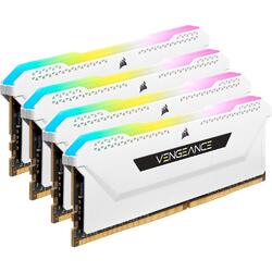 Corsair Vengeance Pro SL 32GB (4x8GB) 3200MHz CL16 RGB LED White DDR4 Desktop RAM Memory Kit