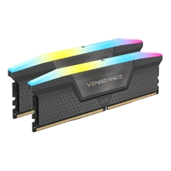 Corsair VENGEANCE 32GB (2x16GB) 6400MHz CL32 EXPO & XMP RGB LED Grey DDR5 Desktop RAM Memory Kit