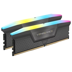 Corsair Vengeance 32GB (2x16GB) 6400MHz CL36 XMP 3.0 RGB LED Grey DDR5 Desktop RAM Memory Kit