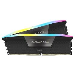 Corsair Vengeance 32GB (2x16GB) 6600MHz CL38 XMP 3.0 RGB LED Black DDR5 Desktop RAM Memory