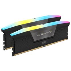 Corsair Vengeance 32GB (2x16GB) 7200MHz CL34 XMP 3.0 RGB LED Black DDR5 Desktop RAM Memory