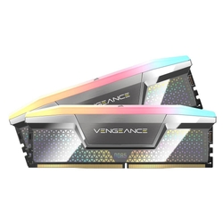 Corsair VENGEANCE 48GB (2x24GB) 8400Mhz CL40 XMP 3.0 RGB LED White DDR5 Desktop RAM Memory Kit