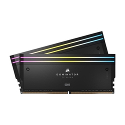 Corsair DOMINATOR TITANIUM RGB 32GB (2x16GB) 7000MHz CL34 XMP 3.0 Black DDR5 Desktop RAM Memory Kit