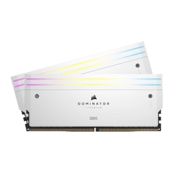 Corsair Dominator Titanium 64GB (2x32GB) 6000MHz CL30 xmp 3.0 RGB LED White DDR5 Desktop RAM Memory Kit
