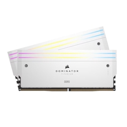 Corsair Dominator Titanium RGB 96GB (2x48GB) 6600MHz CL32 XMP 3.0 White DDR5 Desktop RAM Memory Kit