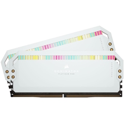 Corsair DOMINATOR 32GB (2x16GB) 6200MHz CL36 XMP RGB LED White DDR5 Desktop RAM Memory Kit