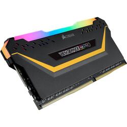 Corsair Vengeance RBG Pro 16GB (2x8GB) 3200MHz CL16 ARGB LED Black DDR4 Desktop RAM Memory