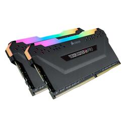 Corsair VENGEANCE Pro 32GB (2x16GB) 3200MHz CL18 XMP 2.0 RGB LED Black DDR4 Desktop RAM Memory