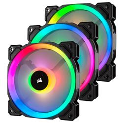Corsair LL120 RGB 120mm Dual Light Loop RGB LED PWM Fan - 3 Fan Pack