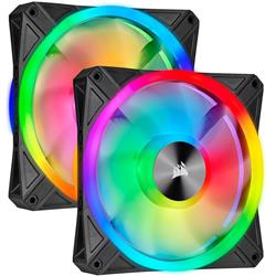 Corsair iCUE QL140 RGB 140mm RGB LED PWM Case Fan Kit 2 Pack