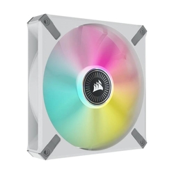 Corsair iCUE ML140 RGB ELITE Premium 140mm White PWM Case Fan 1 Pack