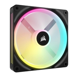 Corsair iCUE LINK QX140 RGB 140mm RGB LED Black Case Fan 1 Pack