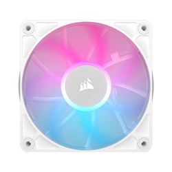 Corsair iCUE RX120 RGB 120mm White PWM Case Fan 1 Pack