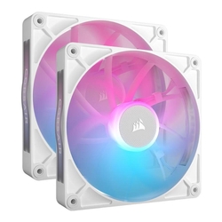 Corsair iCUE LINK RX140 140mm RGB LED White PWM Case Fan Kit 2 Pack