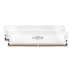 Crucial Pro Overclocking 32GB (2x16GB) 6000MHz CL30 XMP 3.0 White DDR5 Desktop RAM Memory Kit