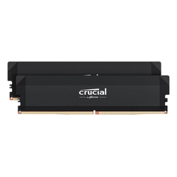 Crucial Pro OC 64GB (2x32GB) 6000MHz CL40 XMP & EXPO Black DDR5 Desktop RAM Memory Kit
