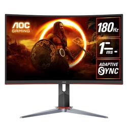 AOC CQ27G2X 27" QHD VA 180Hz 1ms HDR Adaptive-Sync Curved Gaming Monitor