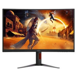 AOC CQ27G4 27" 1440p VA 180Hz 0.5ms HDR Adaptive-Sync Red LED Gaming Monitor