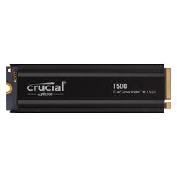 Crucial T500 Heatsink 2TB 7400MB/s PCIe Gen 4 NVMe M.2 (2280) SSD