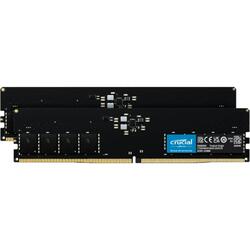 Crucial UDIMM 64GB (2x32GB) 4800MHz  Black DDR5 Desktop RAM Memory Kit