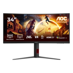 AOC CU34G4Z 34" WQHD VA 240Hz 1ms HDR Adaptive Sync Curved Monitor