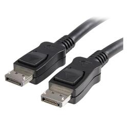 StarTech 3m Latching DisplayPort 1.2 Cable M/M 4K 60Hz Black